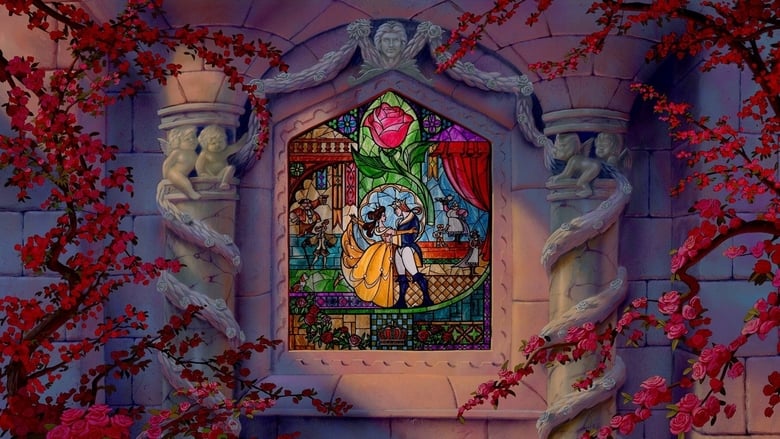 Beauty and the Beast banner backdrop