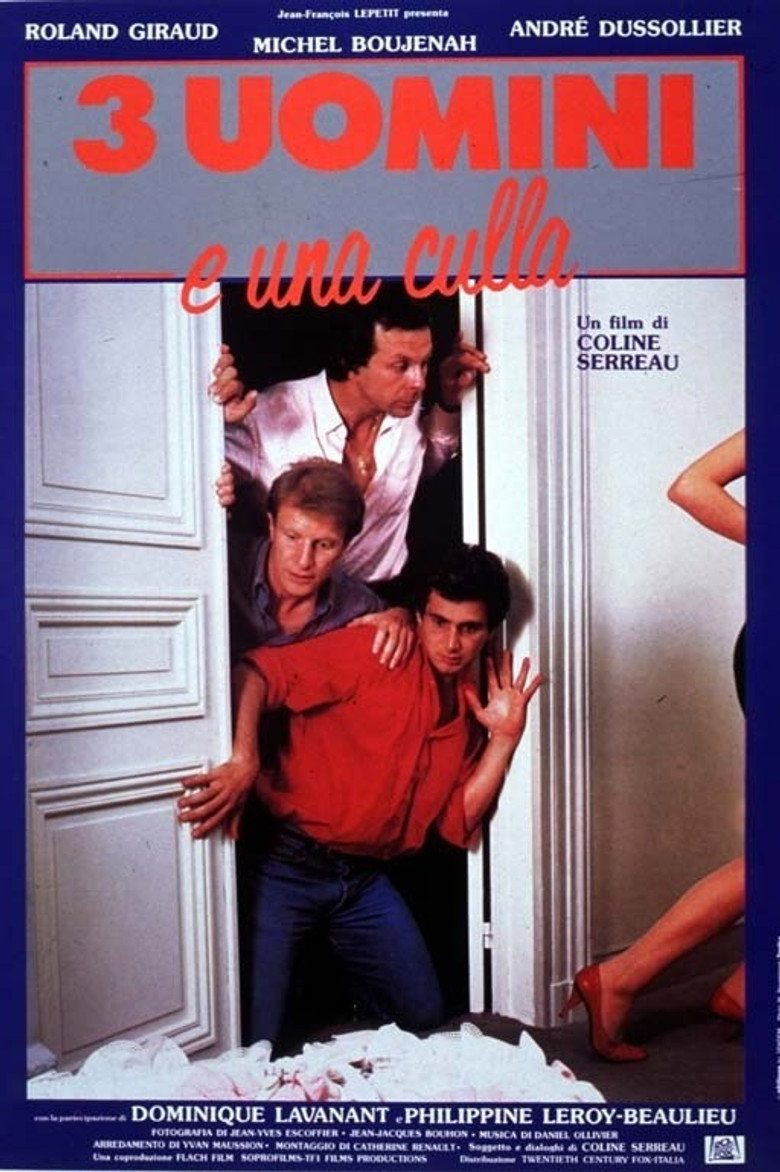 Copertina di Tre uomini e una culla