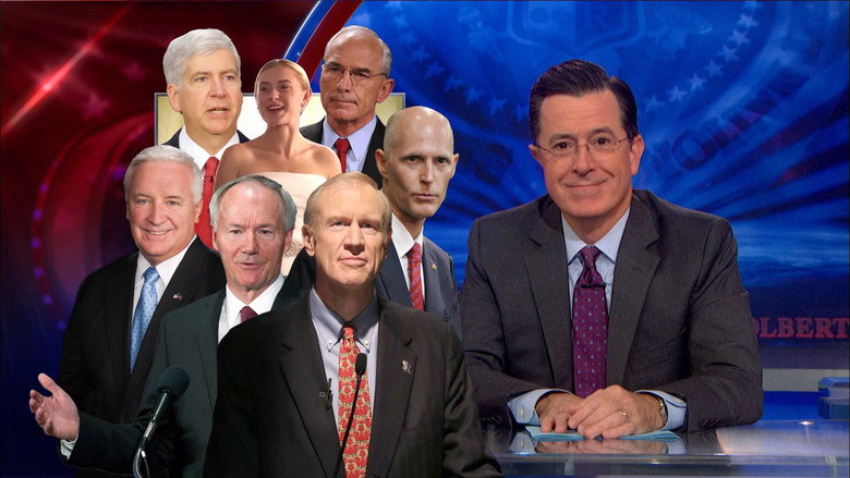 Still from The Colbert Report - Season 11 Episode 10