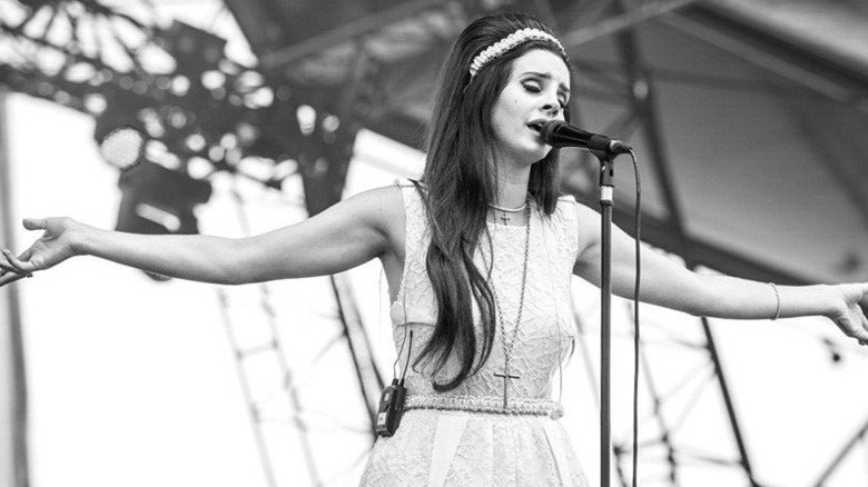 Still from Lana Del Rey Million Dollar Man Performance 2012