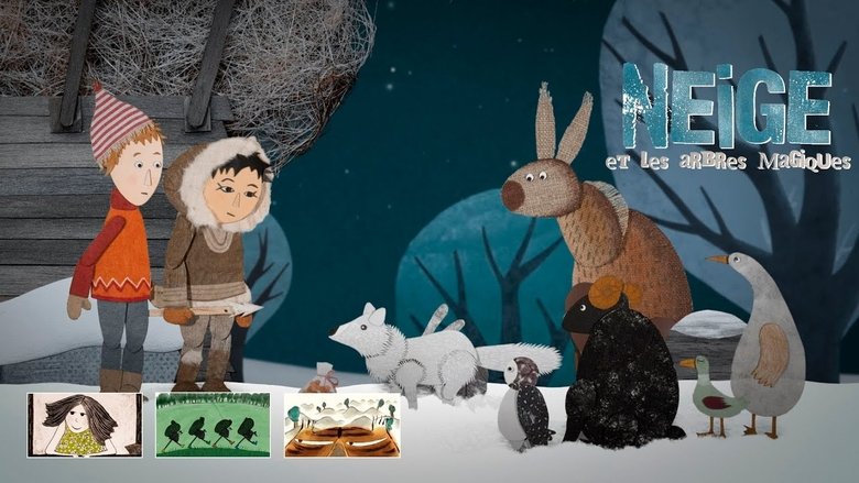 Neige et les arbres magiques movie poster