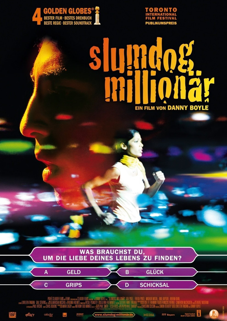โปสเตอร์ Slumdog Millionaire (2008) สลัมด็อก มิลเลียนแนร์ คำตอบสุดท้าย...อยู่ที่หัวใจ