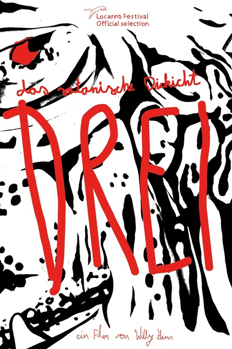The Satanic Thicket - Three main poster
