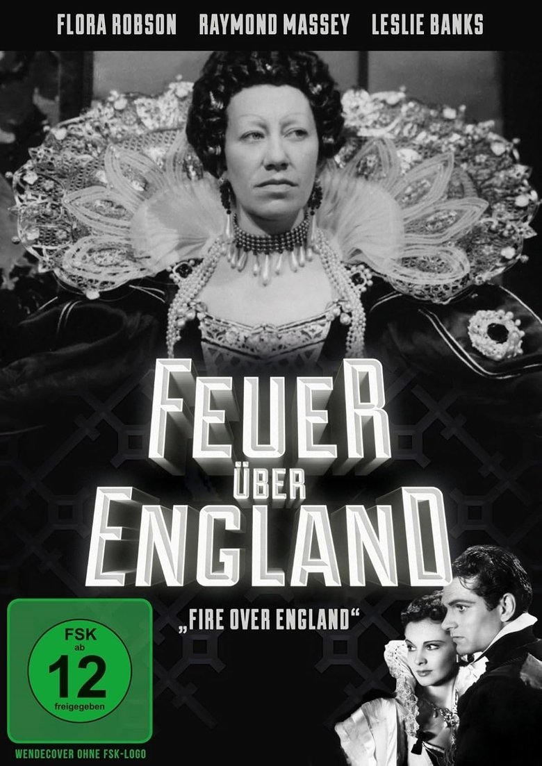 Feuer über England poster