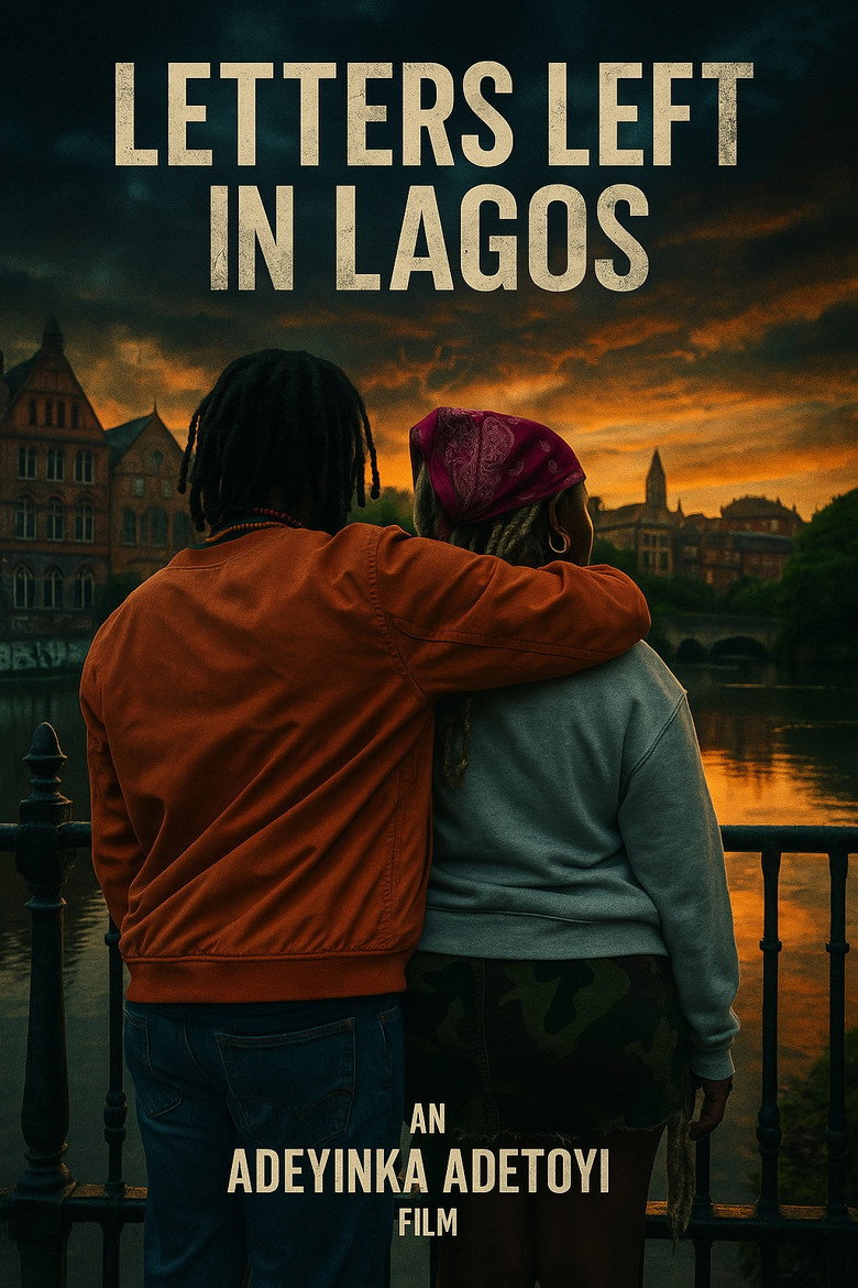 Letters left in Lagos background