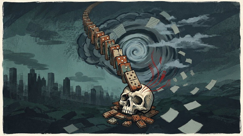 Still from Domino Effect