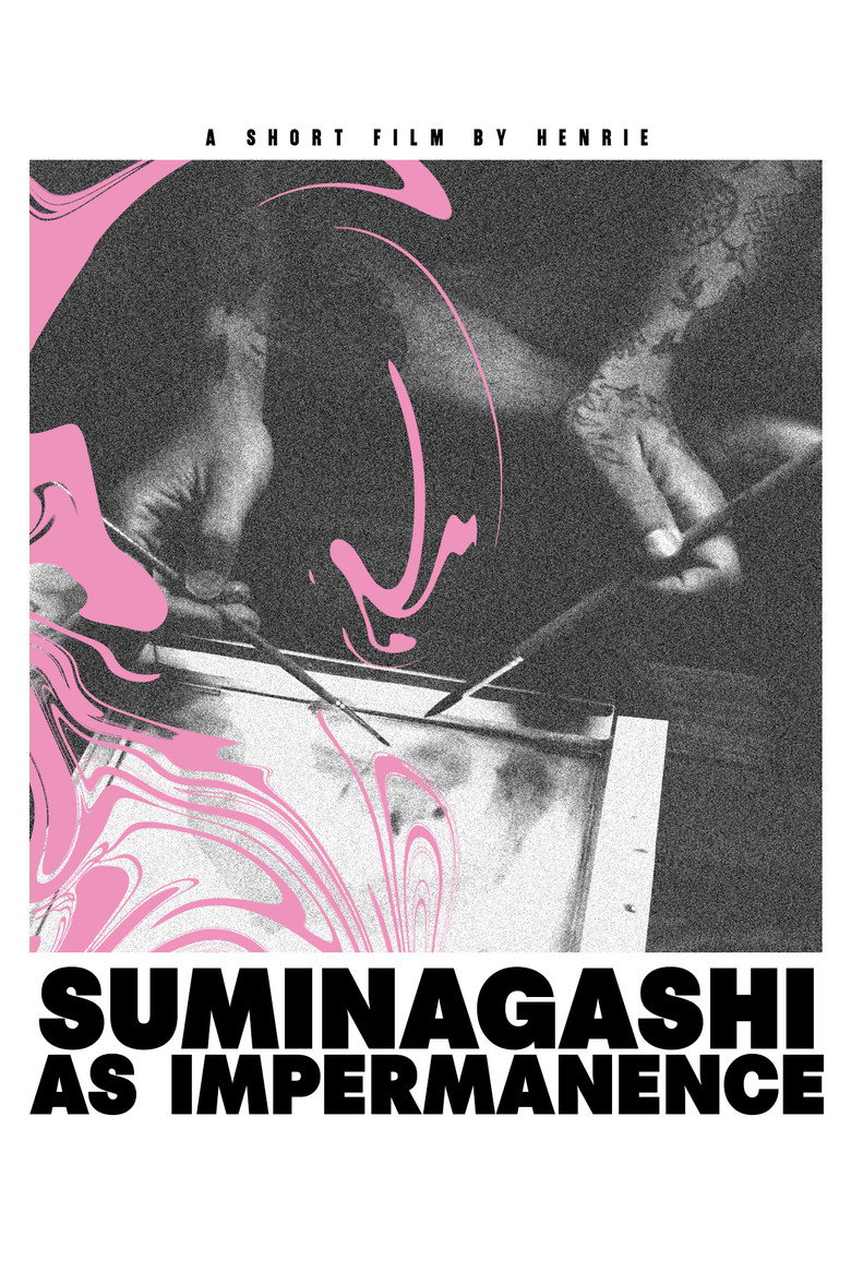 suminagashi as impermanence background