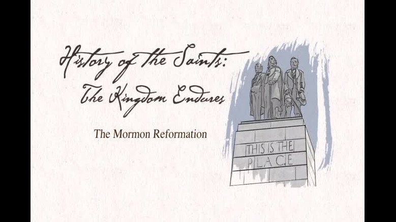 The Mormon Reformation Part 1