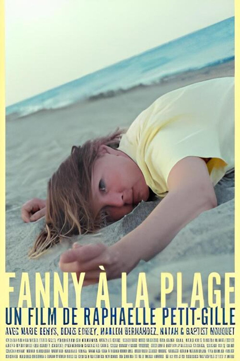 Fanny à la plage poster
