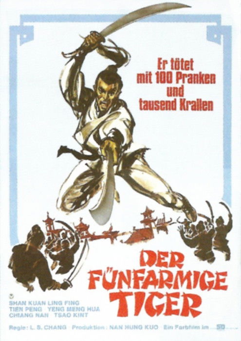 Der fünfarmige Tiger poster