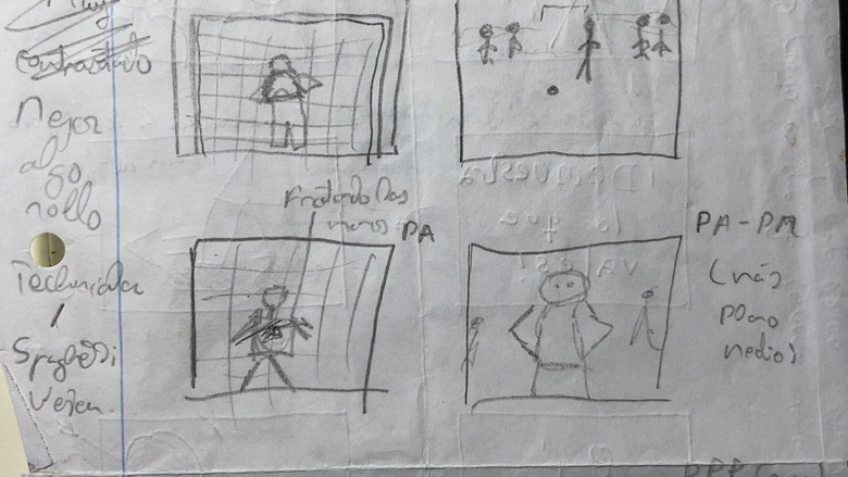 Frame from La soledad del jugador de banda