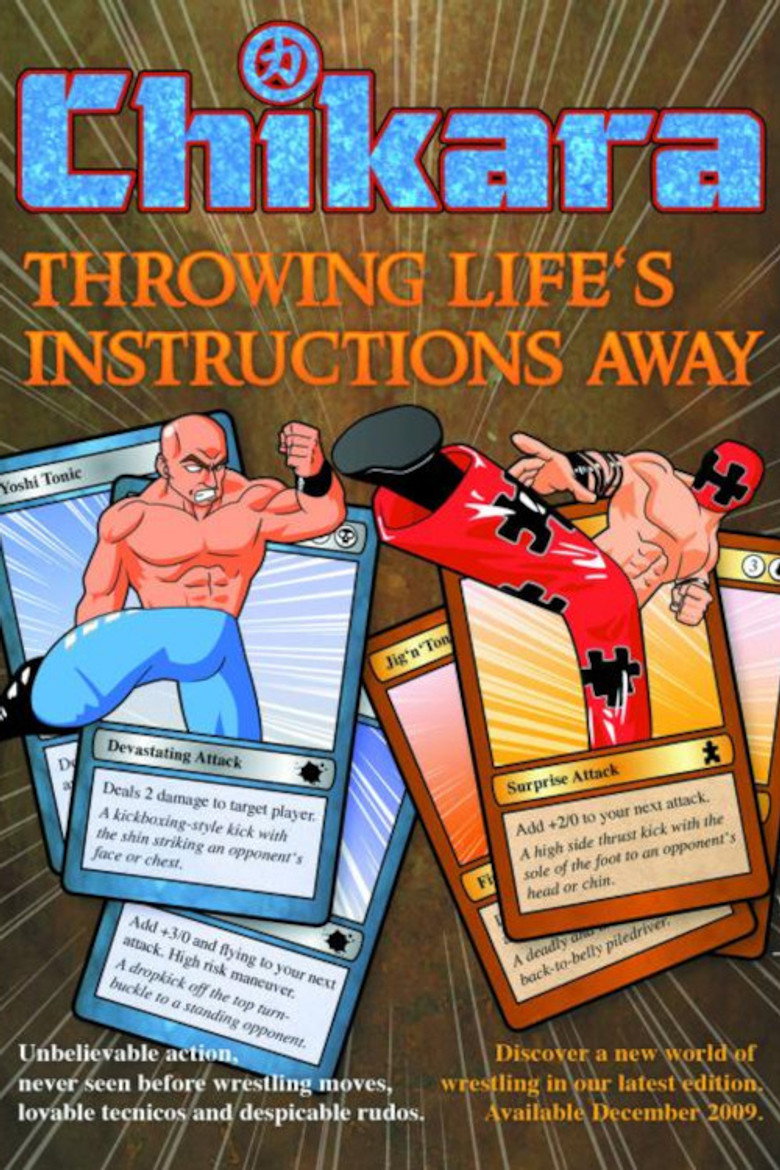 Chikara Throwing Life's Instructions Away background