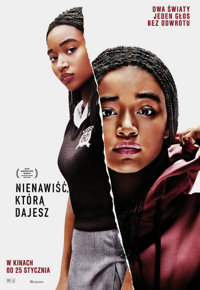 Plakat filmu Nienawiść, którą dajesz