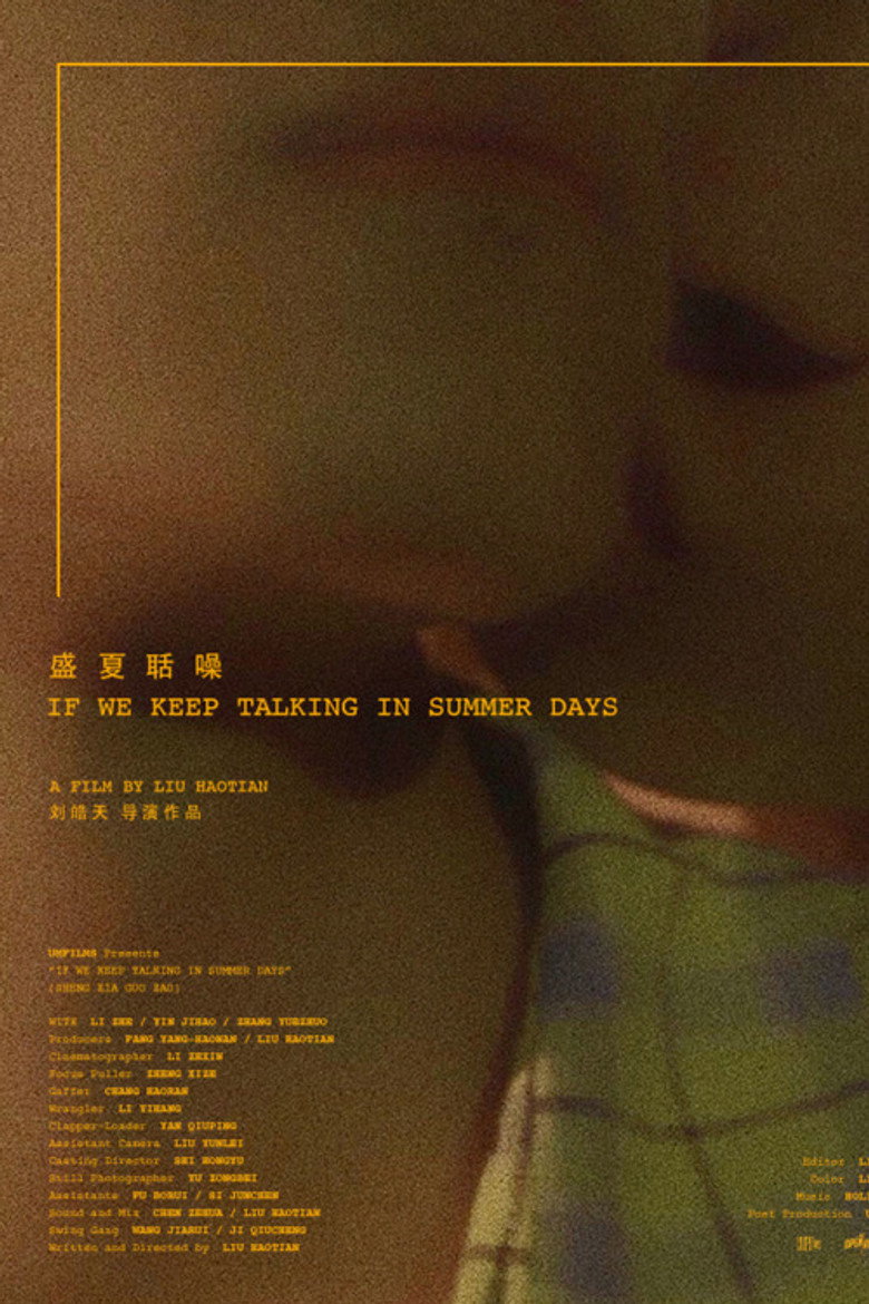 If We Keep Talking in Summer Days — affiche