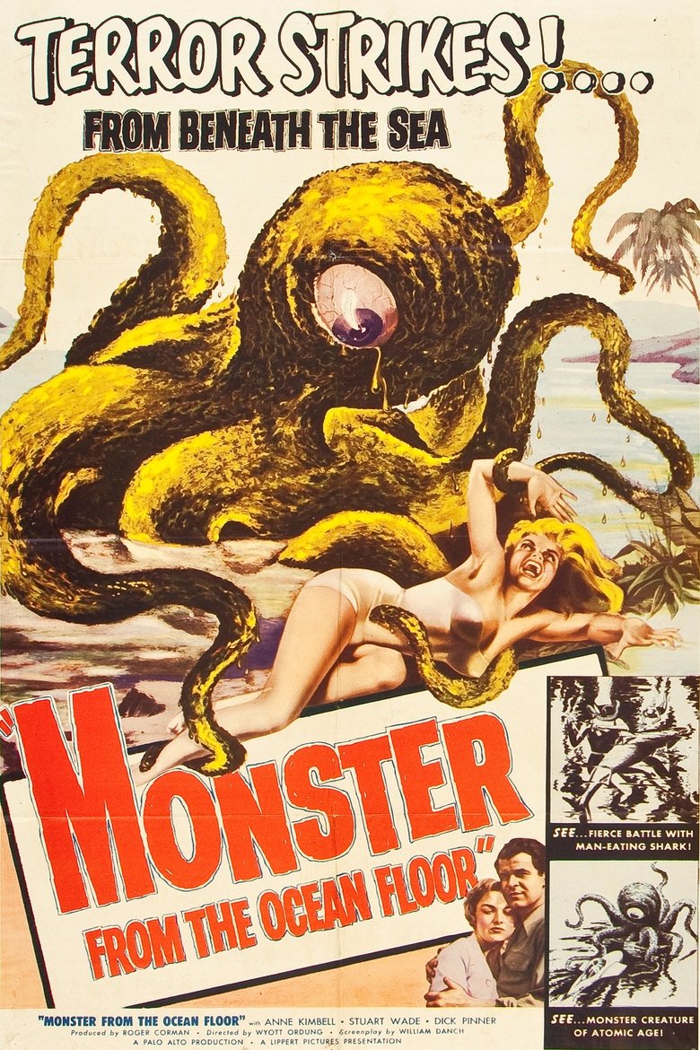Monster from the Ocean Floor main poster