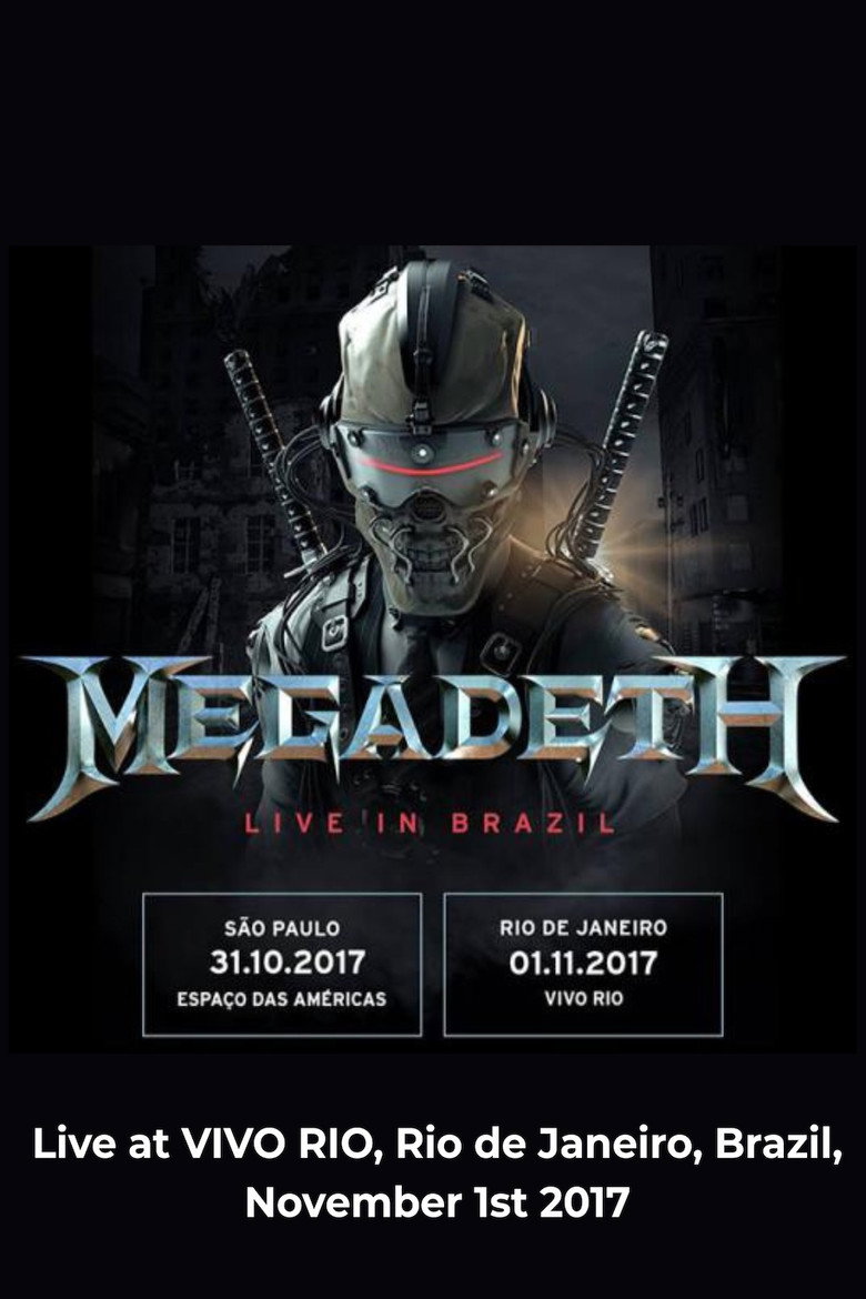 Megadeth - Live in Brazil 2017 background