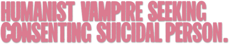 Imagen de Vampira humanista busca suicida