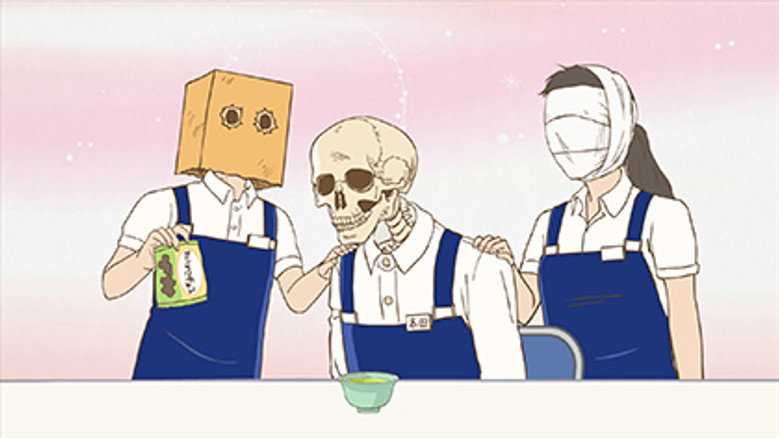 Still from Skull-face Bookseller Honda-san - Season 1 Episode 11