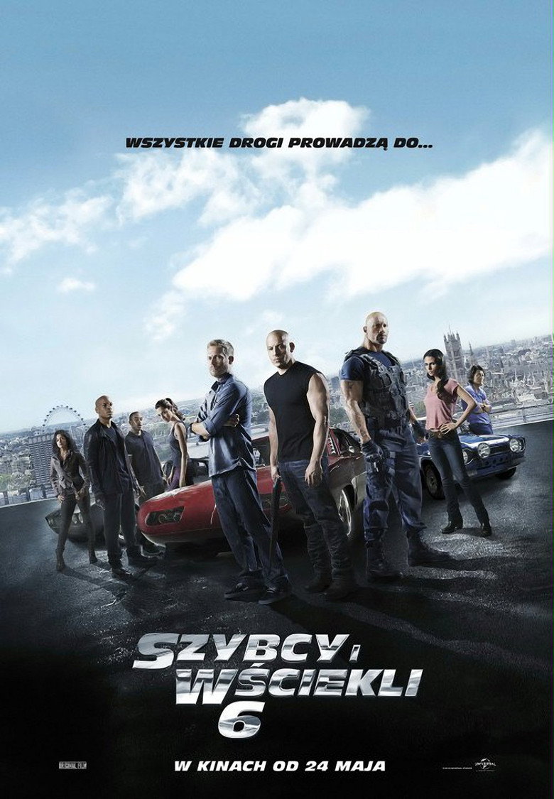 Plakat filmu Szybcy i wściekli 6