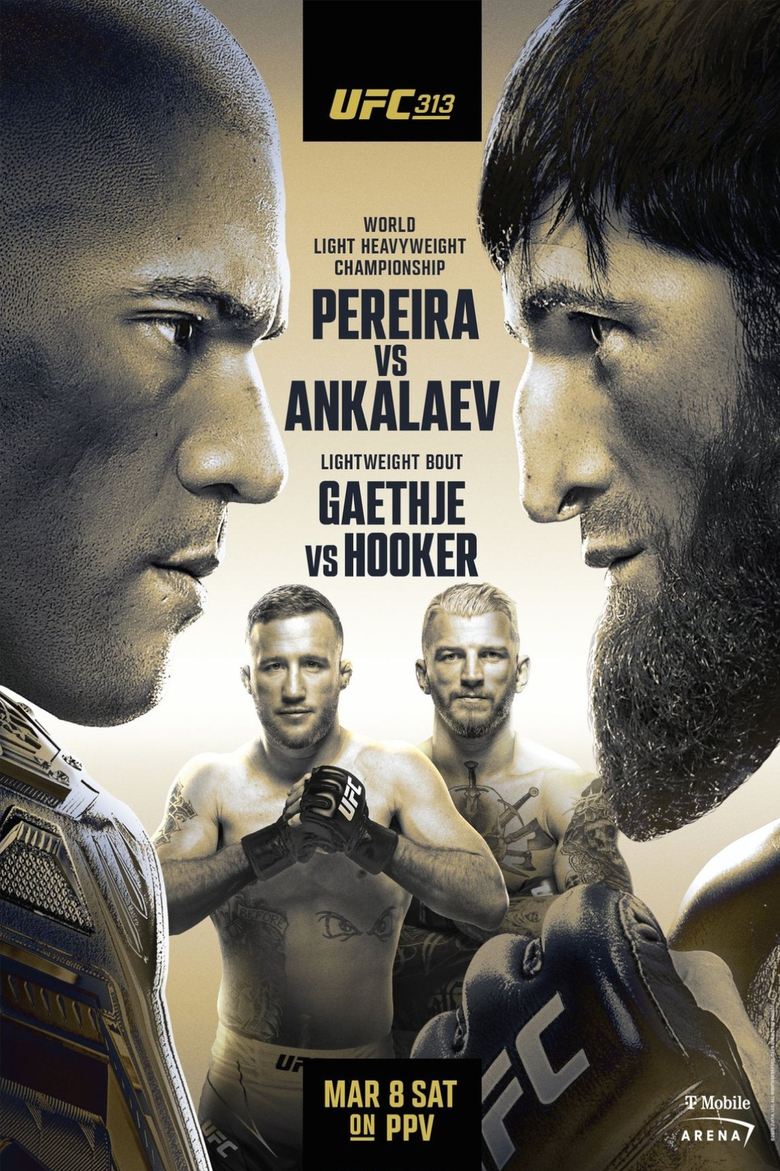 UFC 313: Pereira vs. Ankalaev main poster