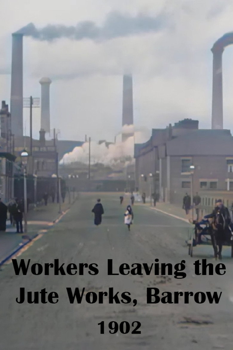 Poster Workers Leaving the Jute Works, Barrow