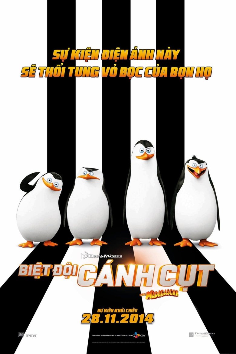 Biệt Đội Cánh Cụt Vùng Madagascar Penguins of Madagascar