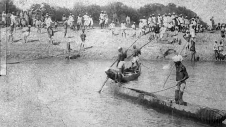 Eine Partie Fischfang bei dem Maharadscha von Kapurthala, Indien (1911)