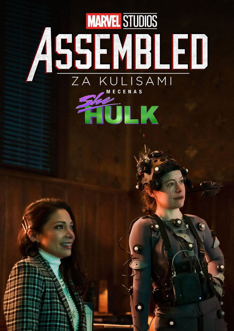 Plakat filmu Za kulisami serialu „Mecenas She-Hulk