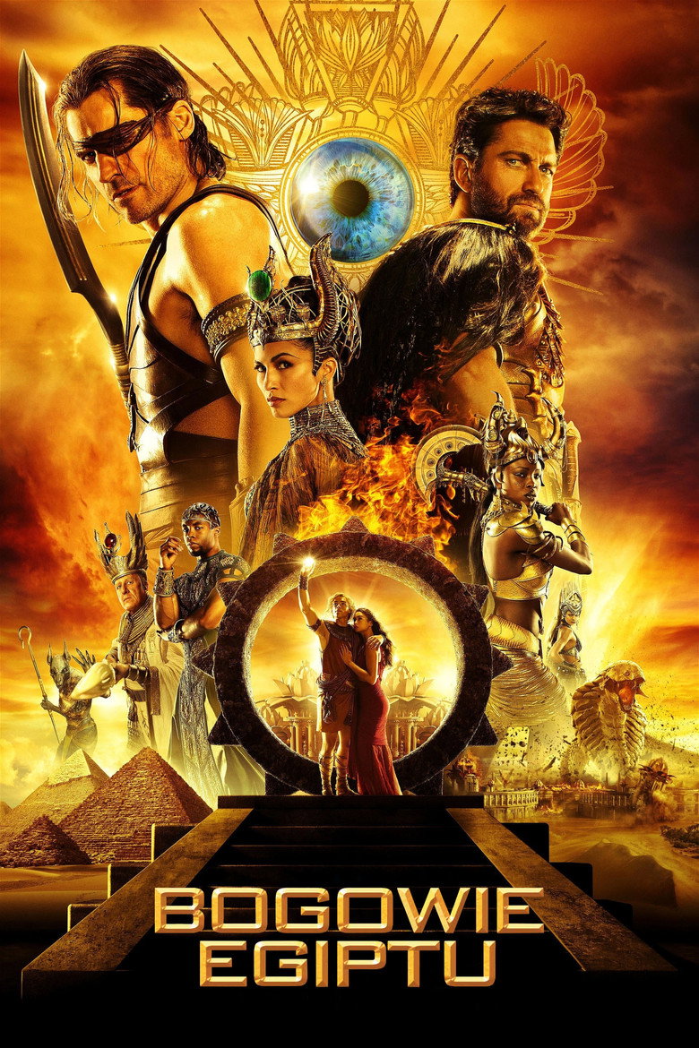 Plakat filmu Bogowie Egiptu