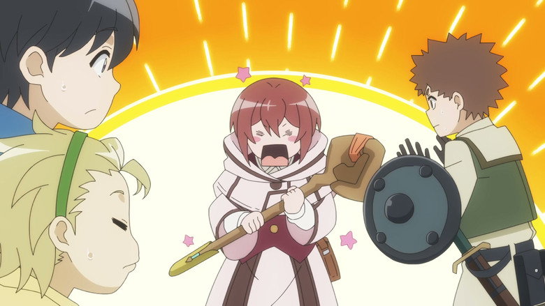 Still from My Gift Lvl 9999 Unlimited Gacha: Backstabbed in a Backwater Dungeon, I'm Out for Revenge! - Season 1 Episode 5