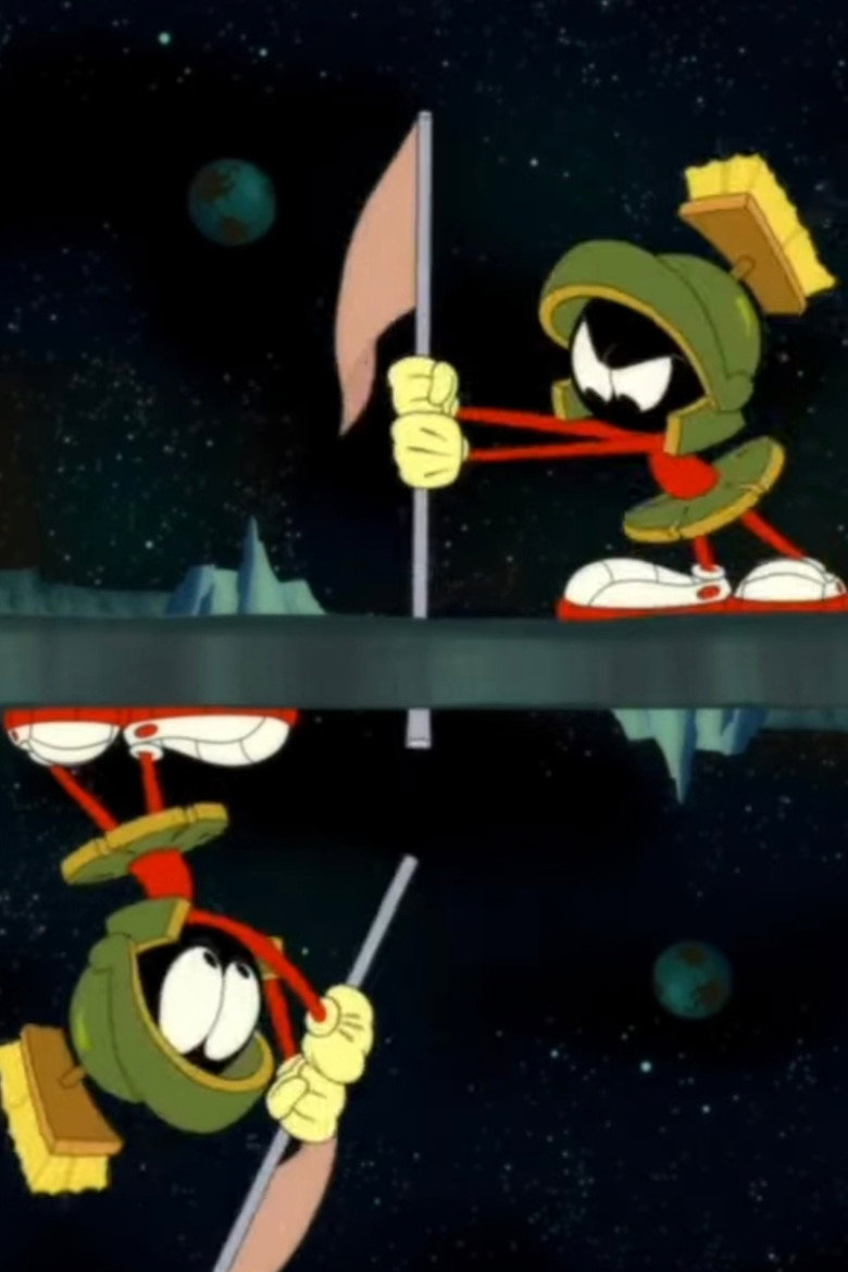 Marvin Flag Gag: Split-Screen Marvin background