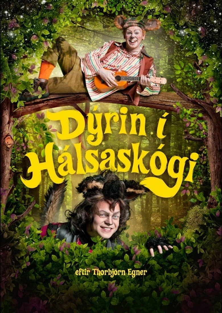 Dýrin í Hálsaskógi background