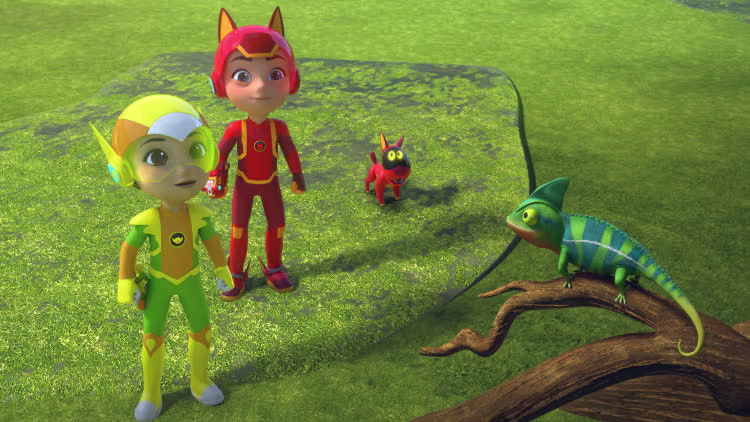 Still image for Petronix Defenders season 1 episode 14: Chameleon Rescue Still image for Petronix Defenders season 1 episode 14: Chameleon Rescue