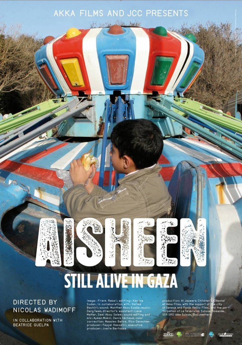 Film poster for Aisheen (Still Alive in Gaza).