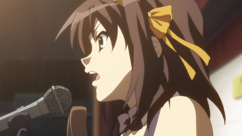 Still from The Melancholy of Haruhi Suzumiya - Season 1 Episode 12