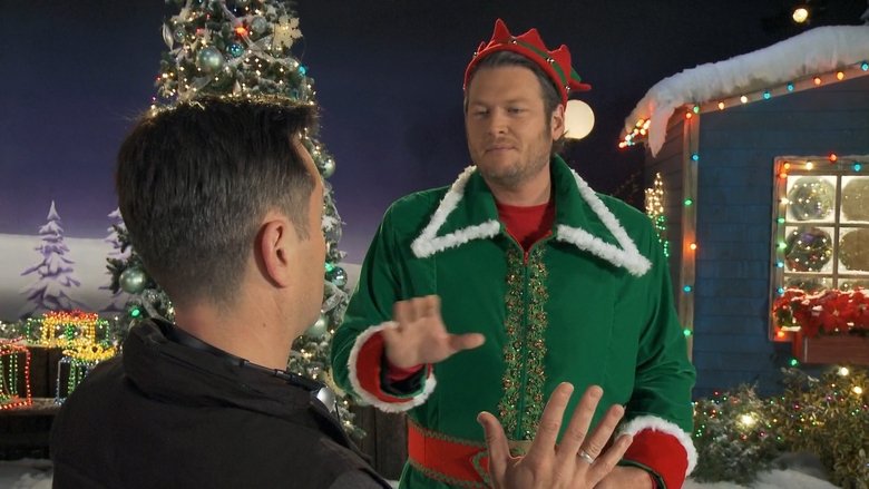 Blake Shelton's Not So Family Christmas main backdrop
