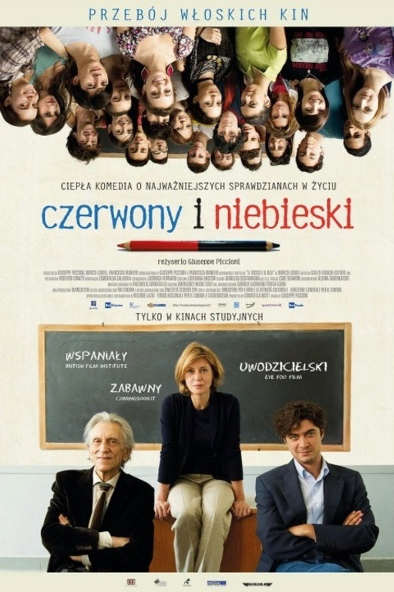 Plakat filmu Czerwony i niebieski