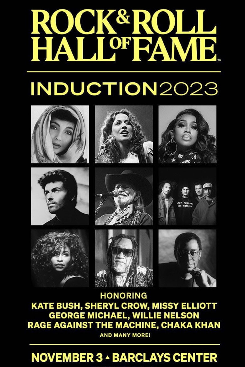 Affiche de 2023 ROCK & ROLL HALL OF FAME INDUCTION CEREMONY