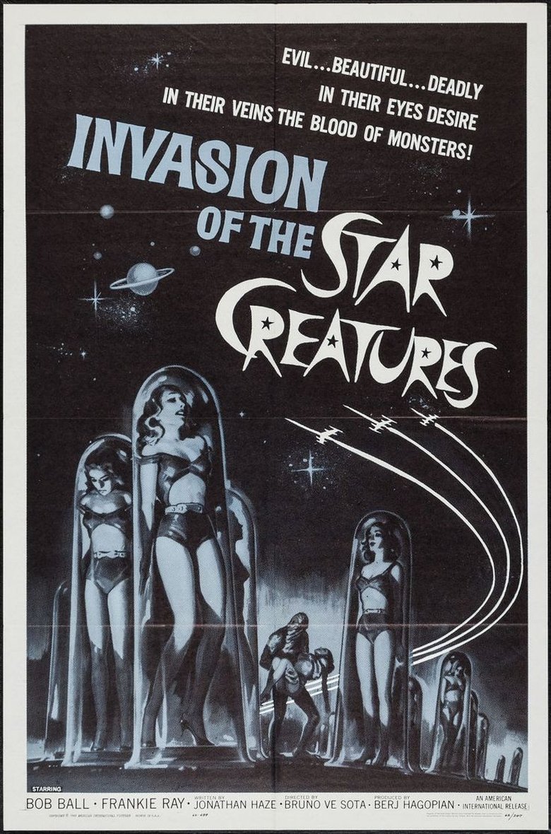 Invasion of the Star Creatures main poster