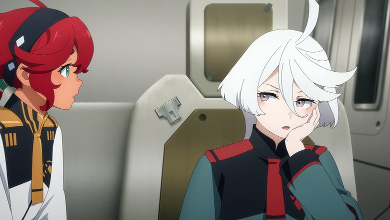 Still from Mobile Suit Gundam: The Witch from Mercury - Season 1 Episode 8