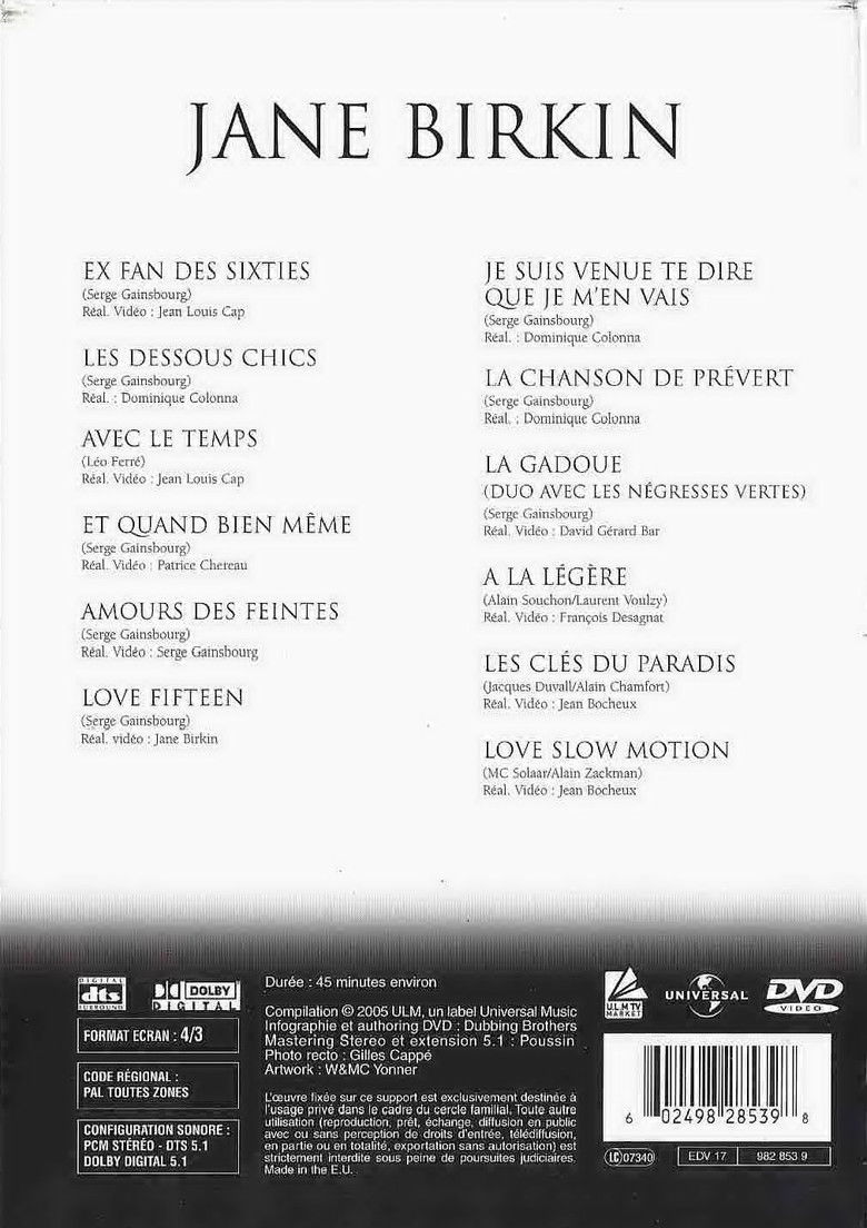 Imatge de Jane birkin master serie