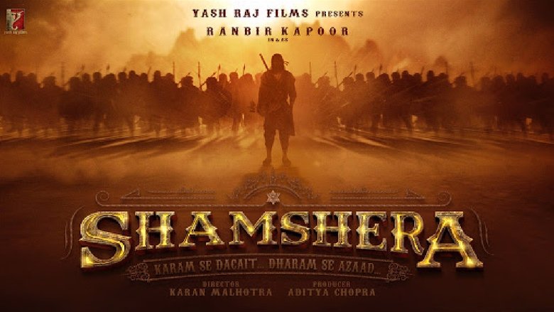 Shamshera movie poster