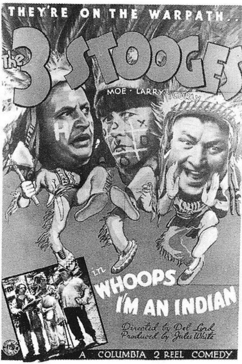 Affiche de WHOOPS, I'M AN INDIAN!