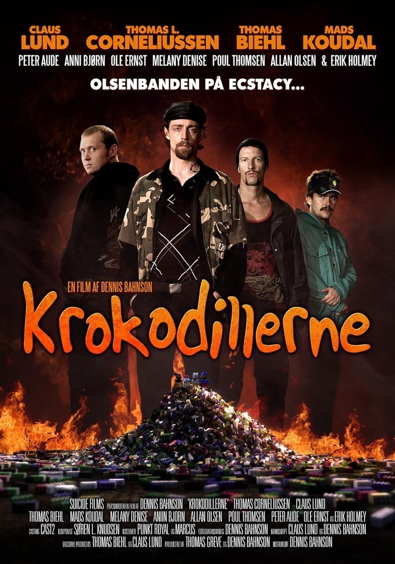 Krokodillerne main poster
