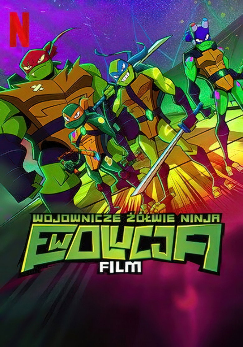Plakat filmu Wojownicze Żółwie Ninja. Ewolucja – Film
