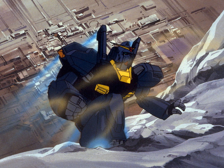Still from Mobile Suit Zeta Gundam - Season 1 Episode 1