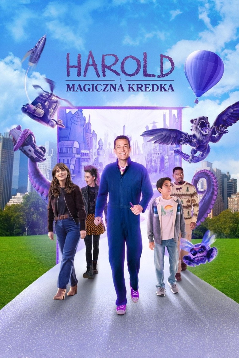 Plakat filmu Harold i magiczna kredka