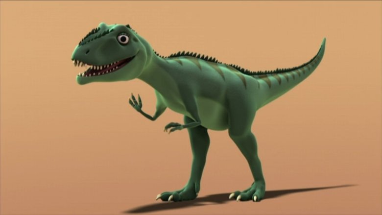 Still image for Dinosaur Train season 1 episode 19: Laura the Giganotosaurus Still image for Dinosaur Train season 1 episode 19: Laura the Giganotosaurus