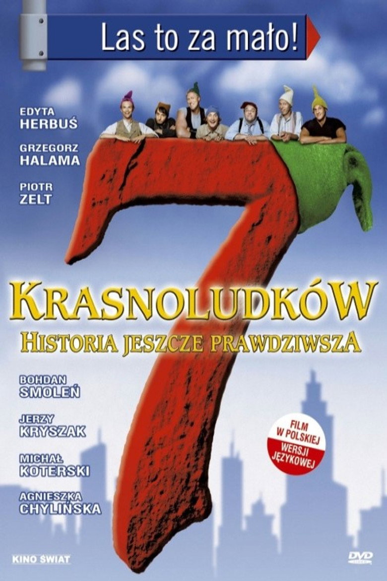 Plakat filmu 7 krasnoludków Las to za mało - historia jeszcze prawdziwsza
