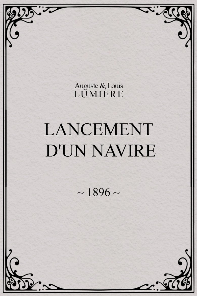 Lancement d'un navire